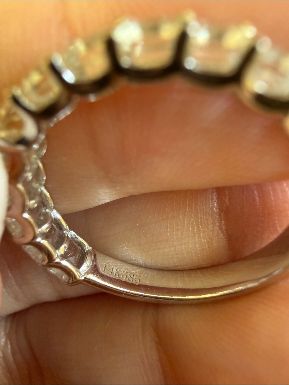Ring Concierge 14K White Gold Emerald-Cut Ring - Picture 7 of 12